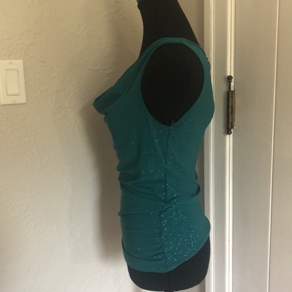 Ladies Eclipse Teal Sparkle Tank - Size Small - Picture 3 of 5
